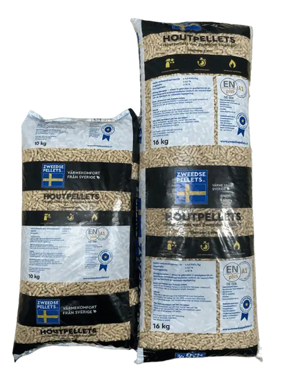 Træpiller 6mm ENplus A1 certificeret 26 x 16 kg.