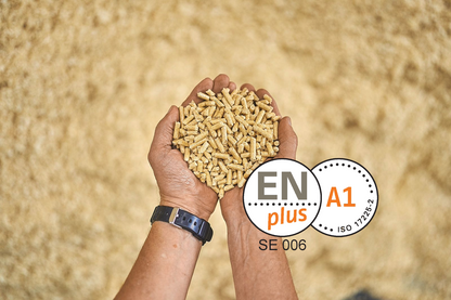 Træpiller 6mm ENplus A1 certificeret 52 x 16 kg