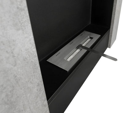 Biokamin med portal Concrete Loft