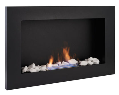 Biokamin med aromaterapifunktion 650 x 400 mm sort