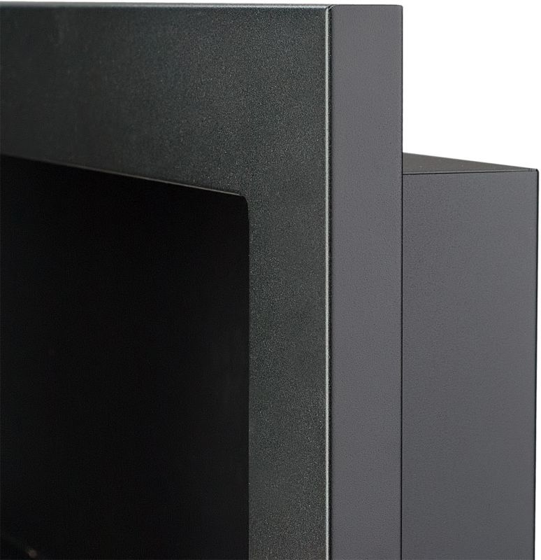 Biokamin med aromaterapifunktion 900 x 400 mm mat-sort