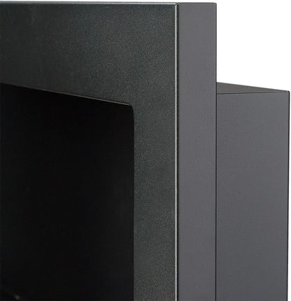 Biokamin med aromaterapifunktion 900 x 400 mm mat-sort