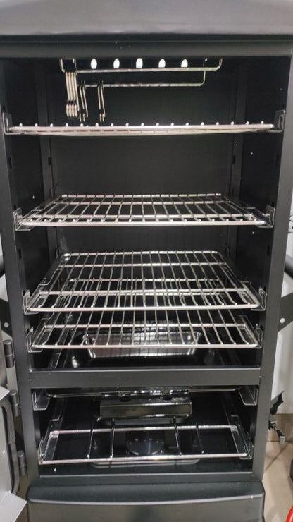Gasgrill og rygeovn EL FUEGO Portland W2 med glasrude 1 stk