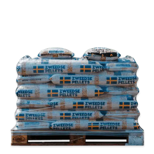Træpiller 6mm ENplus A1 certificeret 26 x 16 kg.