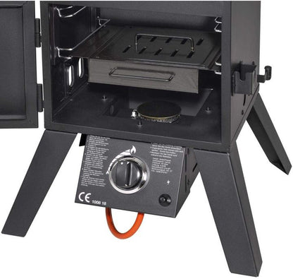 Røge- og gasgrill EL FUEGO Portland XL 2-i-1